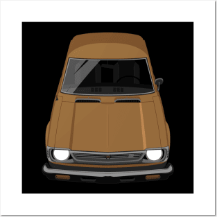 Corolla SR5 E20 1970-1974 - Gold Brown Posters and Art